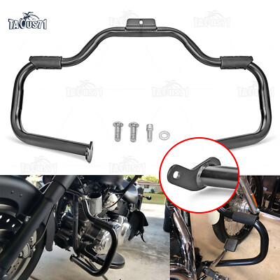 For Harley 00-17 Cross Bones FLST FLSTF Highway Engine Mustache
