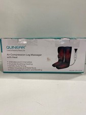 Quinear QN-021A Black White 3 Modes Air Compression Leg Massager With Heat Used
