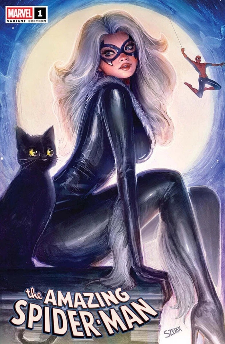 Amazing Spider-Man #1 Nathan Szerdy Exclusive Black Cat NM | eBay