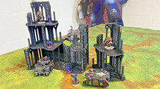 Tabletop Terrain: TALL Gothic Ruins: Warhammer 40K/Fantasy/Trench Crusade: 7 Pcs