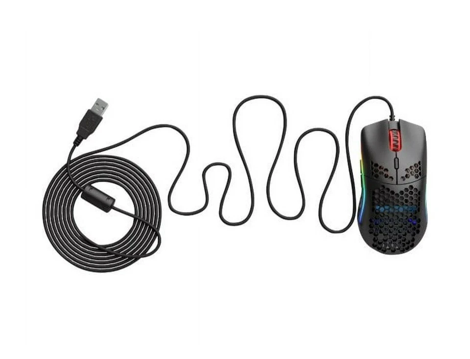 Glorious Model-O Minus 67G Wired Optical Honeycomb RGB Gaming Matte Black NEW - Image 3 of 4