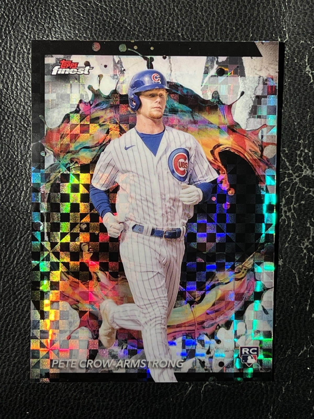 PETE CROW-ARMSTRONG 2024 Topps Finest Rare Checkerboard Refractor RC #249
