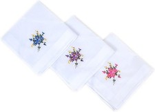 3 piece Ladies Cotton Handkerchiefs