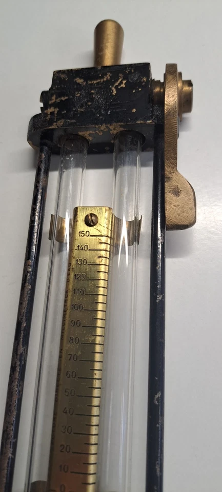 Ancien Appareil De Mesure  Instrument de mesure en millimètres d'eau - Photo 4/4