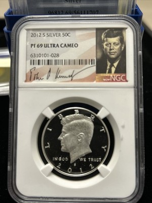 2012-S Kennedy Silver Half Dollar NGC PF69 Ultra Cameo-Special