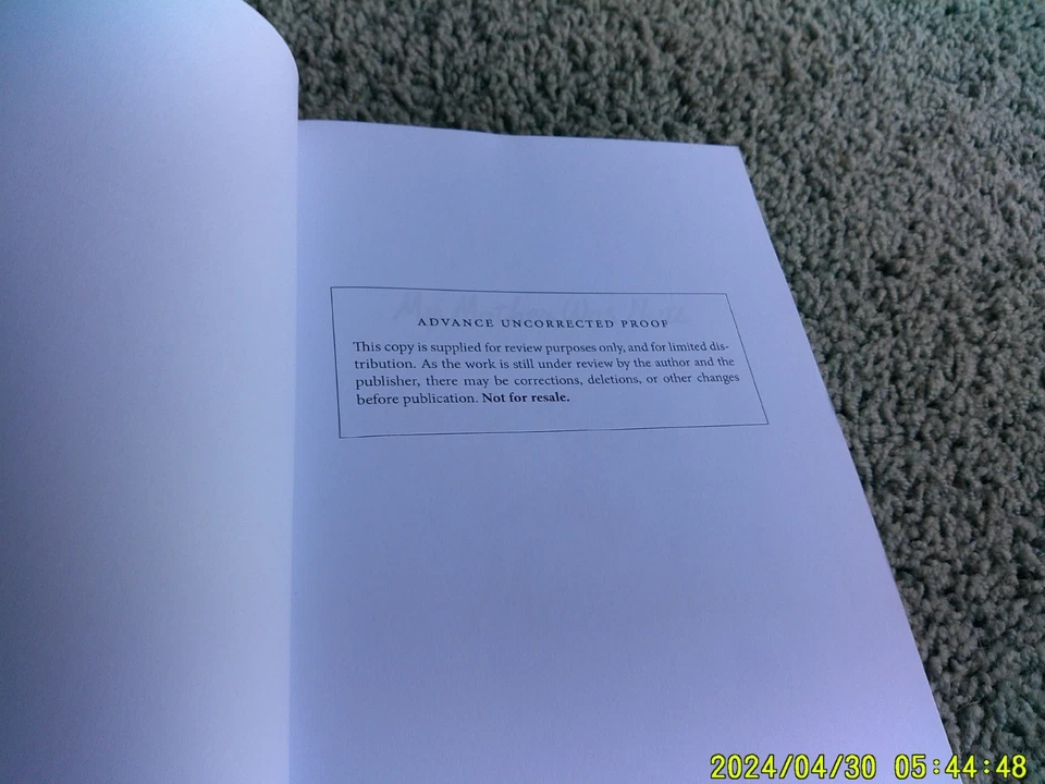 MY MOTHER WAS NUTS: A Memoir by Penny Marshal. Uncorrected Proof + early program - Image 2 of 4