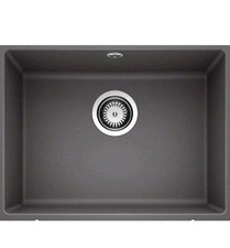Blanco Taidan 500-U Silgranit Rock Grey Undermount Sink With Plumbing NEW