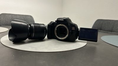 Canon EOS 600D / EOS Rebel T3i 18.0MP Digitalkamera - Schwarz (Kit mit EF-S...