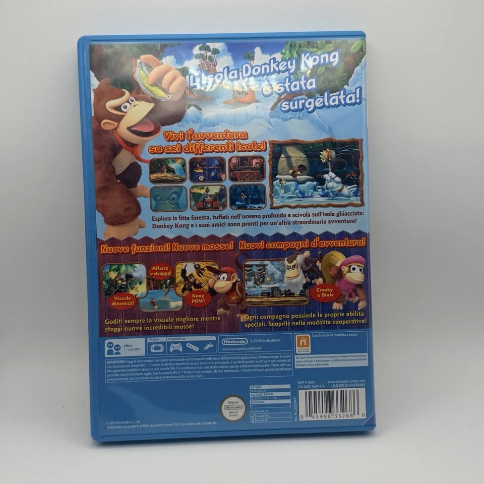 Donkey Kong Country: Tropical Freeze - Nintendo Wii U - PAL ITA COMPLETO, foto 2 di 5