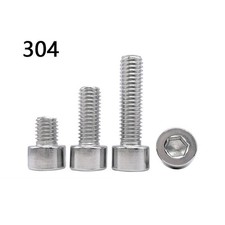 M2.5 M3 Non Standard Small Head Hex Socket Cap Head Screws Allen Bolts 304SS