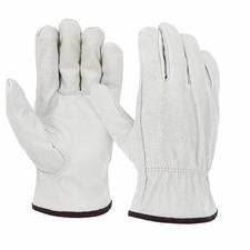 Palmer Safety G8834 Natural Soft Leather Driver Work Gloves 1 Pair