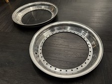 2 x outer lips deep dish split rims 16x2.5 bbs RS RM 34-hole Aluminium