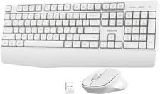 PHILIPS Wireless Keyboard and Mouse combo - White