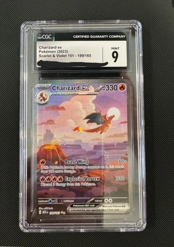 Charizard ex CGC 9 SIR 151 199/165 SV 151 MEW EN Pokemon Card English