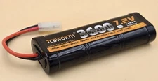 B049 TCBWORTH 3600 7.2V RC Battery High Power with Tamiya Connector for RC ...