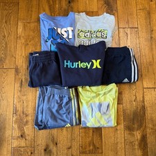 Lot of 7 Boys Winter Clothing Sz 6 Nike, Adidas, Hoodie, Sweat Set Athletic