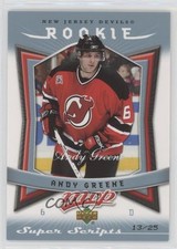 2007-08 Upper Deck MVP Rookie Super Scripts 13/25 Andy Greene #317 1o3