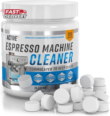 ACTIVE Espresso Machine Cleaning Tablets Descaling - 120 Tabs | Compatible with