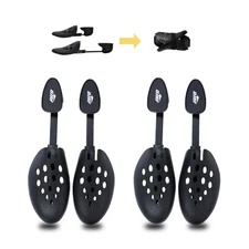 2 Pairs plastic Shoe Trees for Women & Men Size 6-12 Shoe Shape Holder and St...