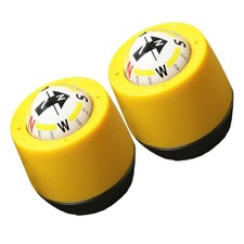 2 Pcs Auto Compass for Car Dashboard Automotive Travel Direction