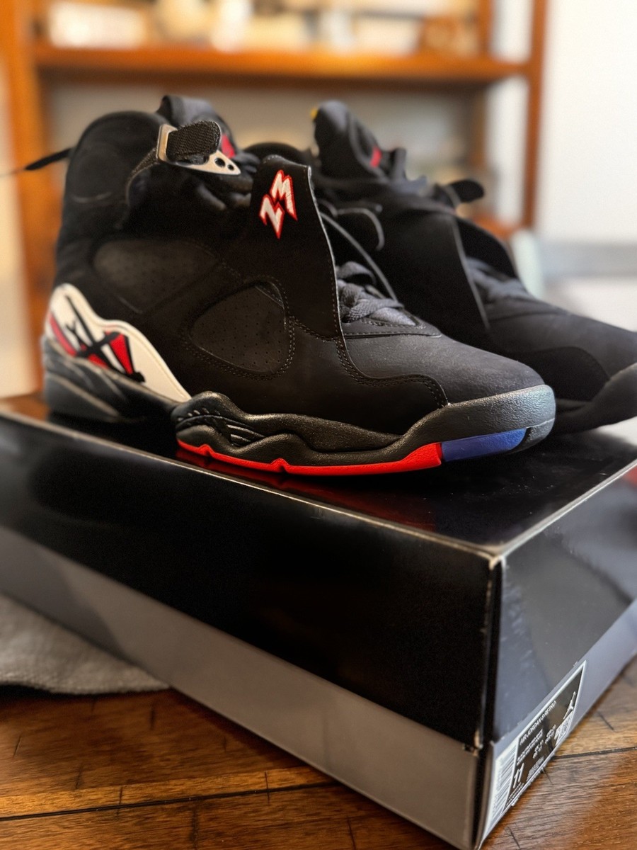 Air Jordan 8 Retro Black/True Red White Size 11 | eBay