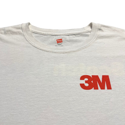 Hanes 3M Scotch Blue Logo T Shirt Mens 2XL White Cotton Short Sleeve Workwear