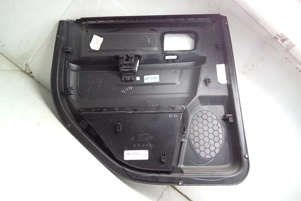 17 2017 Dodge Ram 2500 Passenger RH Rear Door Interior Trim Panel OEM - Image 2 of 4