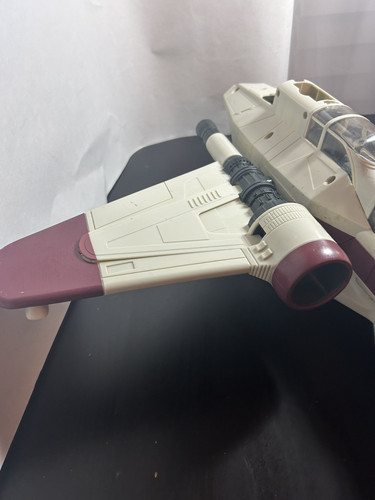 Hasbro Star Wars SAGA 2004 ROTS Clone Wars ARC-170 nave de combate INCOMPLETA - Imagen 4 de 13