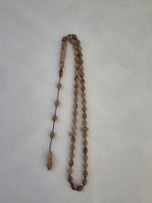 KUK / KOKA Tesbih 45 perle - collana di preghiera fatta a mano - marrone - materiale naturale