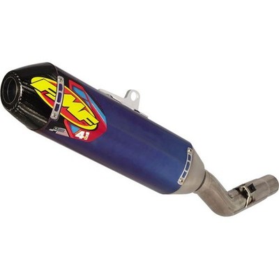 FMF Racing Factory 4.1 RCT Titanium Slip-On Exhaust - Anodized Blue - 043301