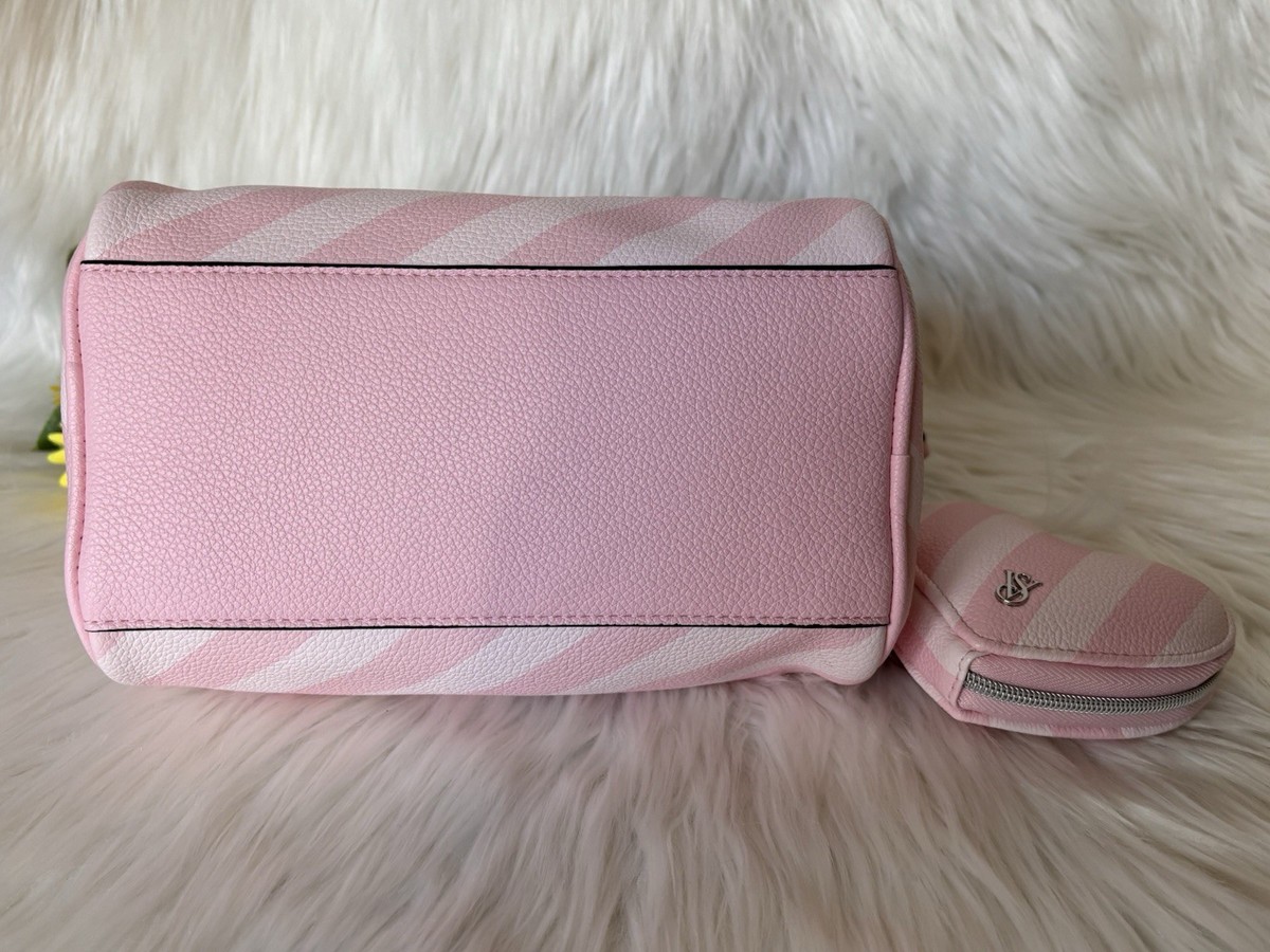 NWT Victoria's Secret Pink Mini Duffle Crossbody Bag & Heart Pouch