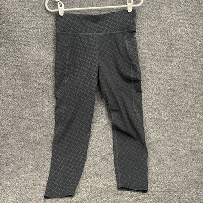 Sweaty Betty Zero Gravity Leggings Women's Sz M Gray 7/8 Length Pockets