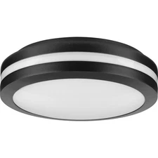 Progress Lighting Hard Nox LED 11.9" Black Outdoor Flush Mount P550112-031-30