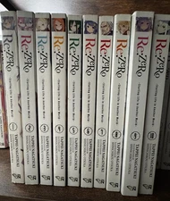 Re zero Light Novels 1-27 + Re Zero EX 1-5 + 2 Short Story Collection