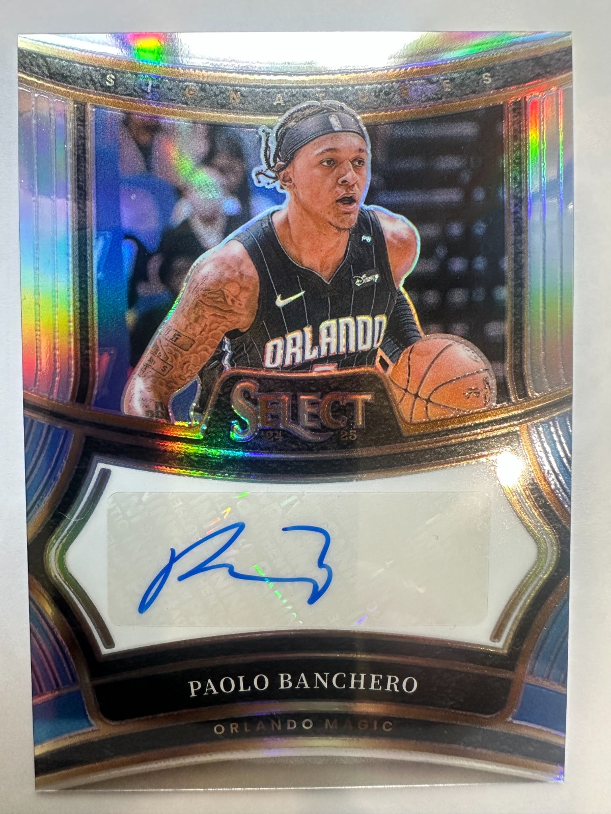 2024-25 Select Paolo Banchero Signatures Silver /249 SIG-PLO