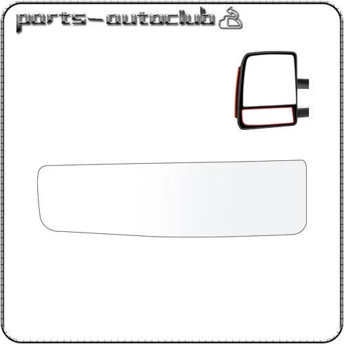 Lower Mirror Glass For 2007-19 Toyota Tundra 2008-17 Toyota Sequoia Driver Side