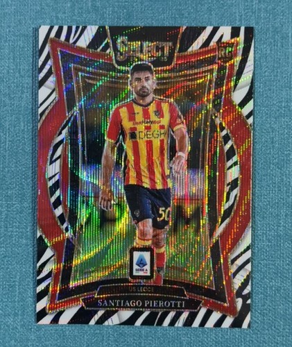 Santiago Pierotti 2024-25 Panini Select Serie A Terrace Zebra Prizm RC #74