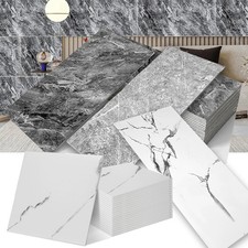 20 Pezzi Piastrelle PVC Effetto Marmo Autoadesive Pavimento per Cucina Bagno
