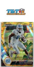 Dazz Newsome 2021 Prizm Draft Picks Gold Ice #151 North Carolina RC 13a
