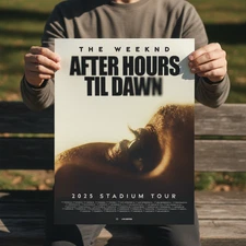 The Weeknd After Hours Til Dawn Stadium Tour 2025 Poster Music Art Print
