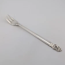 International Royal Danish Sterling Silver Cocktail Fork - 5 5/8" - No Monogram