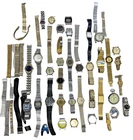 Lot Of 50 +  Vintage Watches Pieces And Parts Seiko Citizen Timex Bulova London