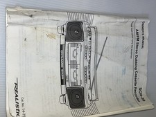Vintage Radio Shack Co Owners Manual Radio Co...