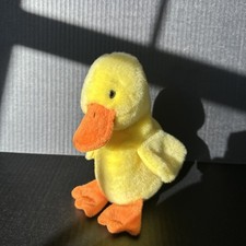 Ty Beanie Buddy Quackers The Duck No Heart Tag 1998
