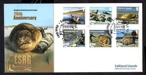 Falkland Islands - 2015 Elephant Seal Research Group First Day Cover
