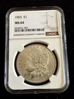 1903 Morgan Silver Dollar NiGC MS64