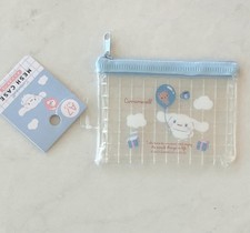 NWT Cinnamaroll Pouch Zip Bag Stationary Pencil Case Kawaii Sanrio
