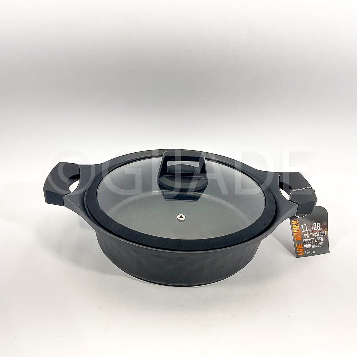 non stick casserole pans with lids
