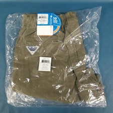 NWT Columbia PFG UPF 50 Omni Shade Green Brewha II Shorts Cargo 7" Mens Sz M