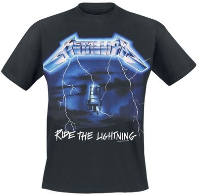 Metallica T-Shirt Herren Ride The Lightning schwarz Band-Merch, Bands